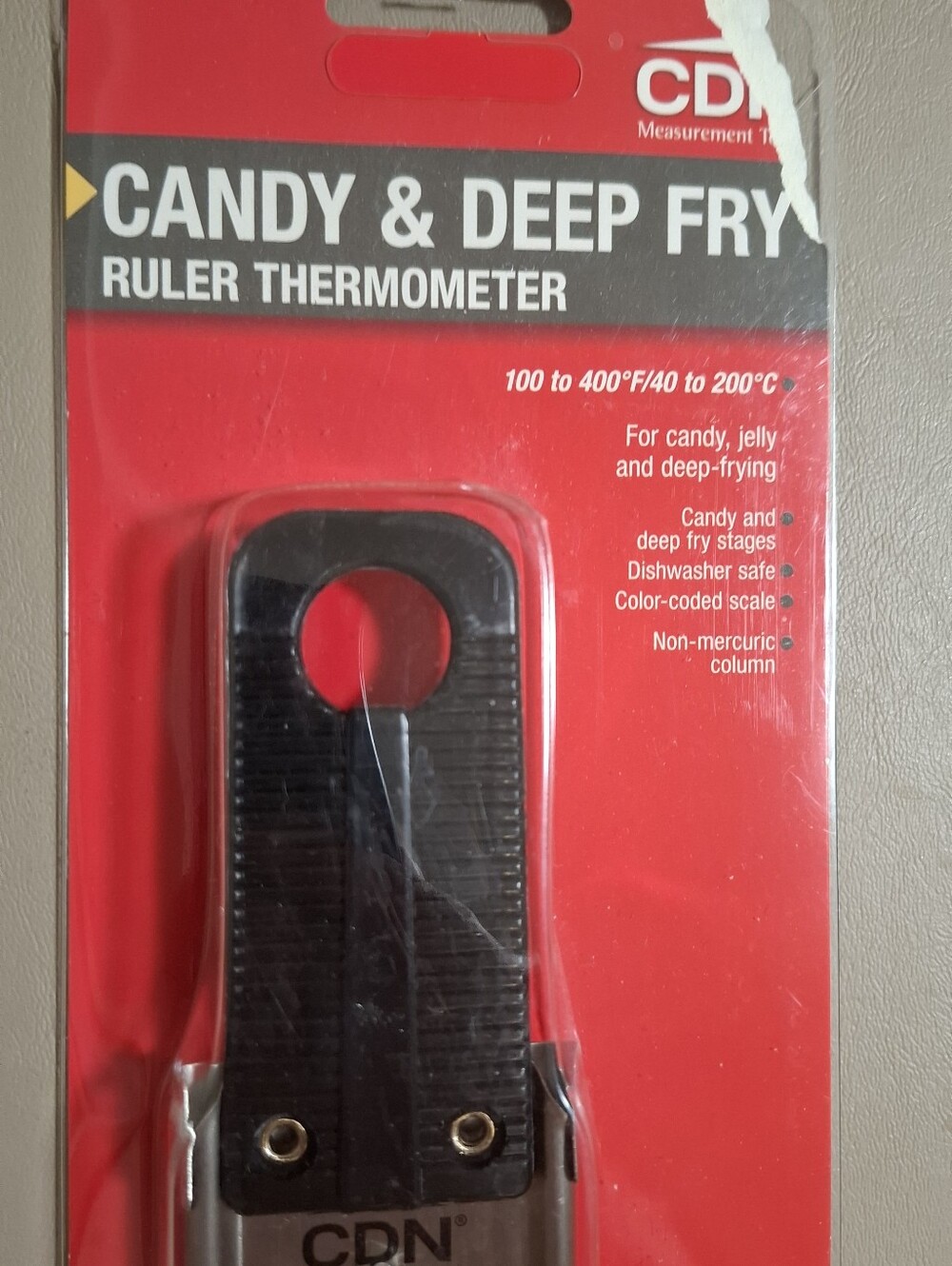 CDN Candy & Deep Fry Ruler Thermometer - Picture 2 of 4